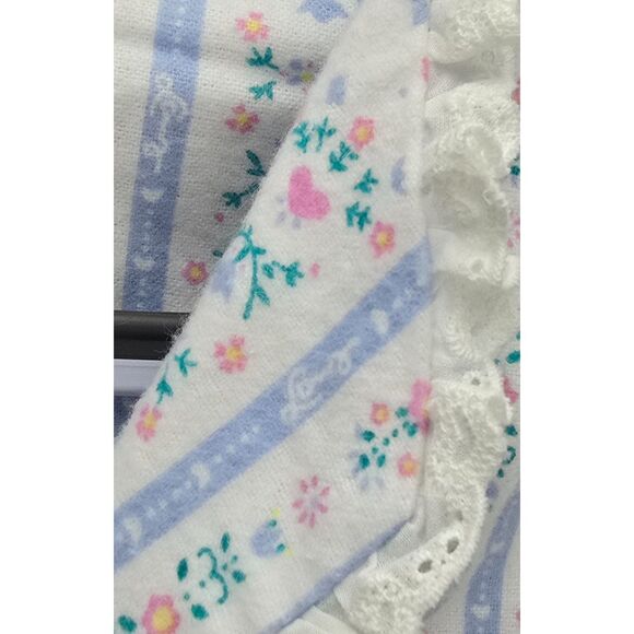 Lanz of Salzburg Flannel Nightgown XS Floral Long Cottagecore Granny Prairie - Picture 7 of 10